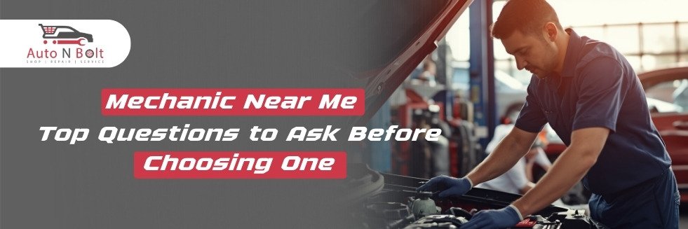 mechanic near me reviewing service details before repair