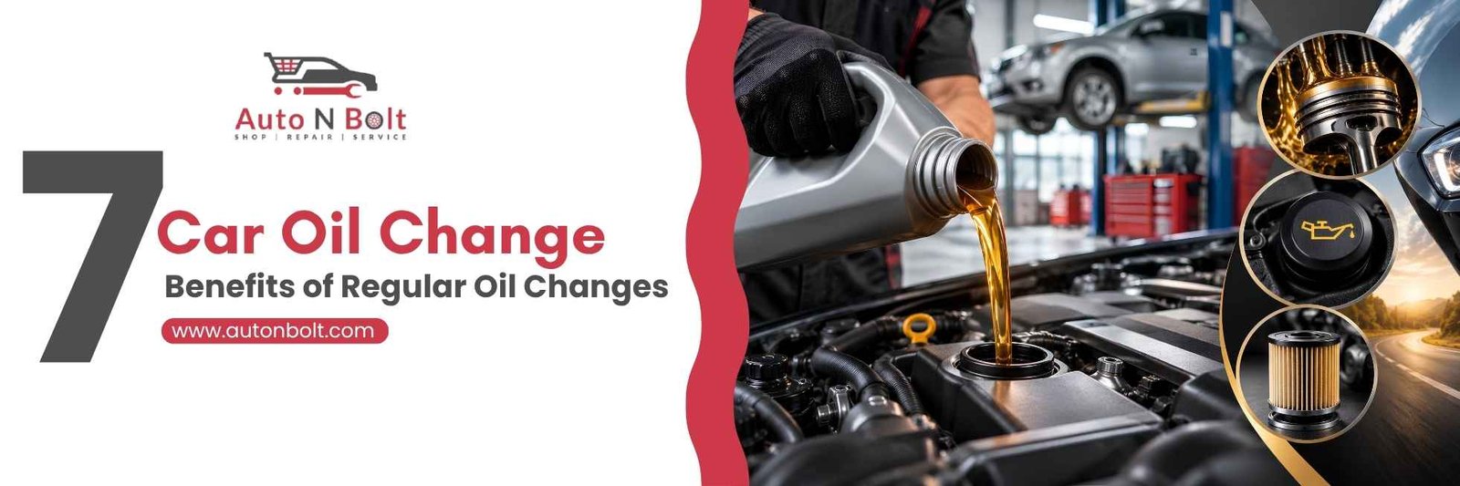 Car receiving a regular oil change to support engine performance and reduce wear.