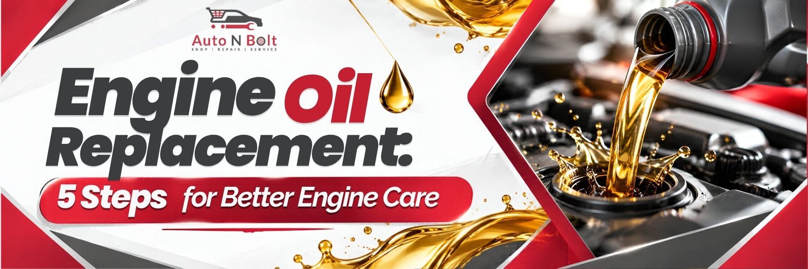 Engine oil replacement process for better engine care and vehicle performance.